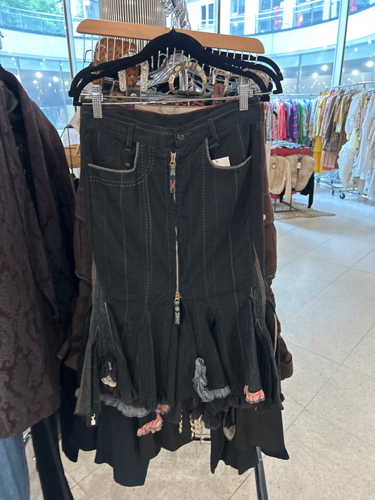 Marithe Francois Girbaud black skirt
