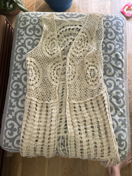Crochet vest