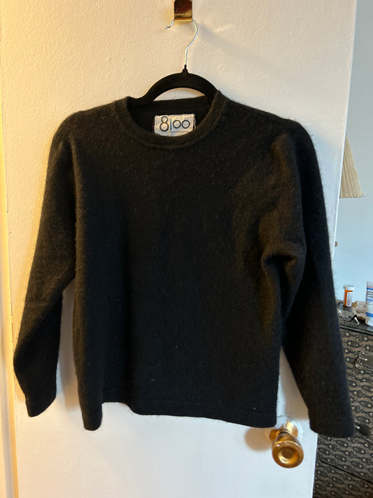 Black cashmere sweater