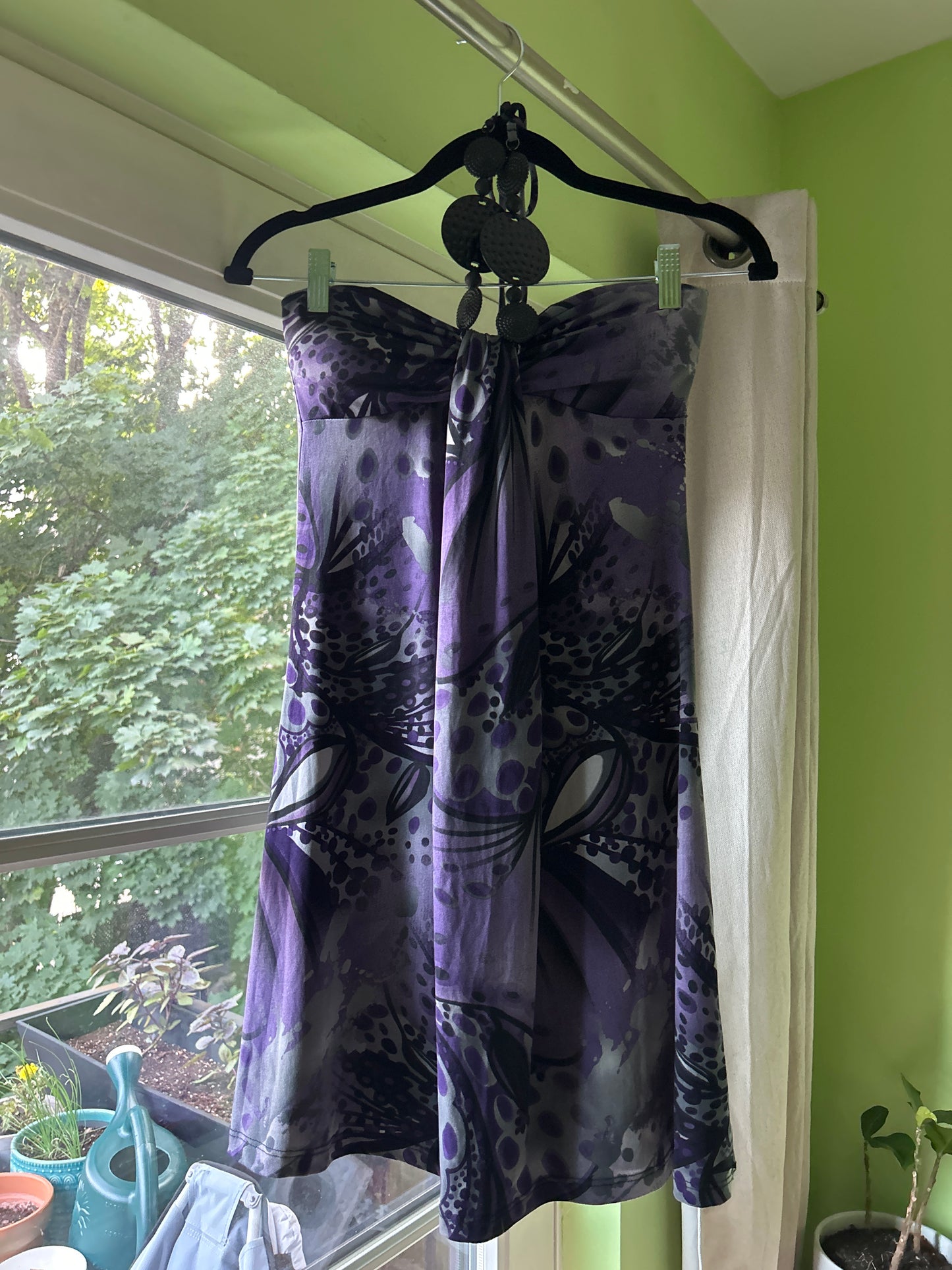purple/grey y2k dress