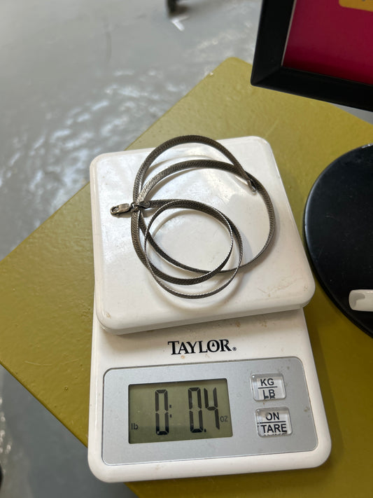 Flat snake chain necklace 13 g 01505g