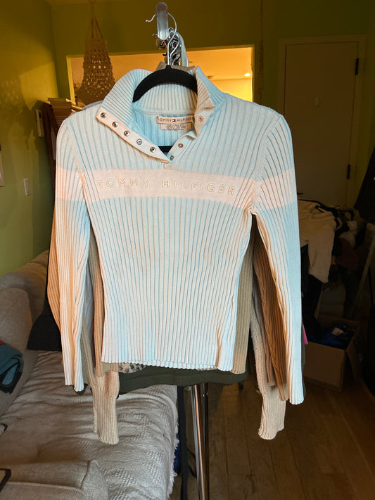 Baby blue Tommy hilfiger sweater