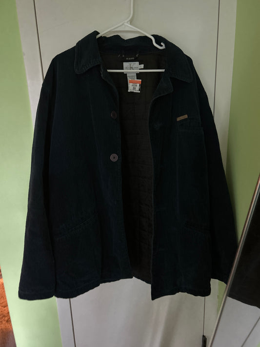 Calvin Klein navy corduroy chore jacket