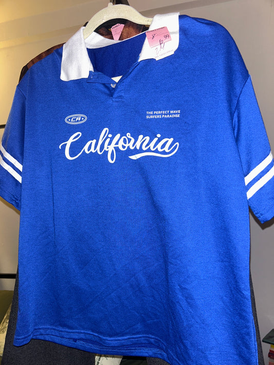 Blue California t shirt