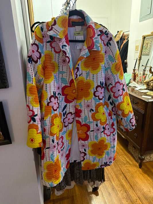 Floral quilted jacket JM 14B