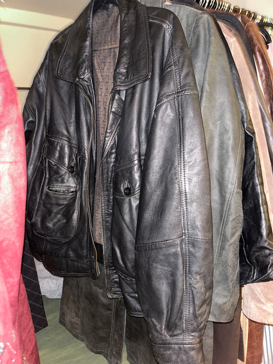 Black bomber jacket 0150CB