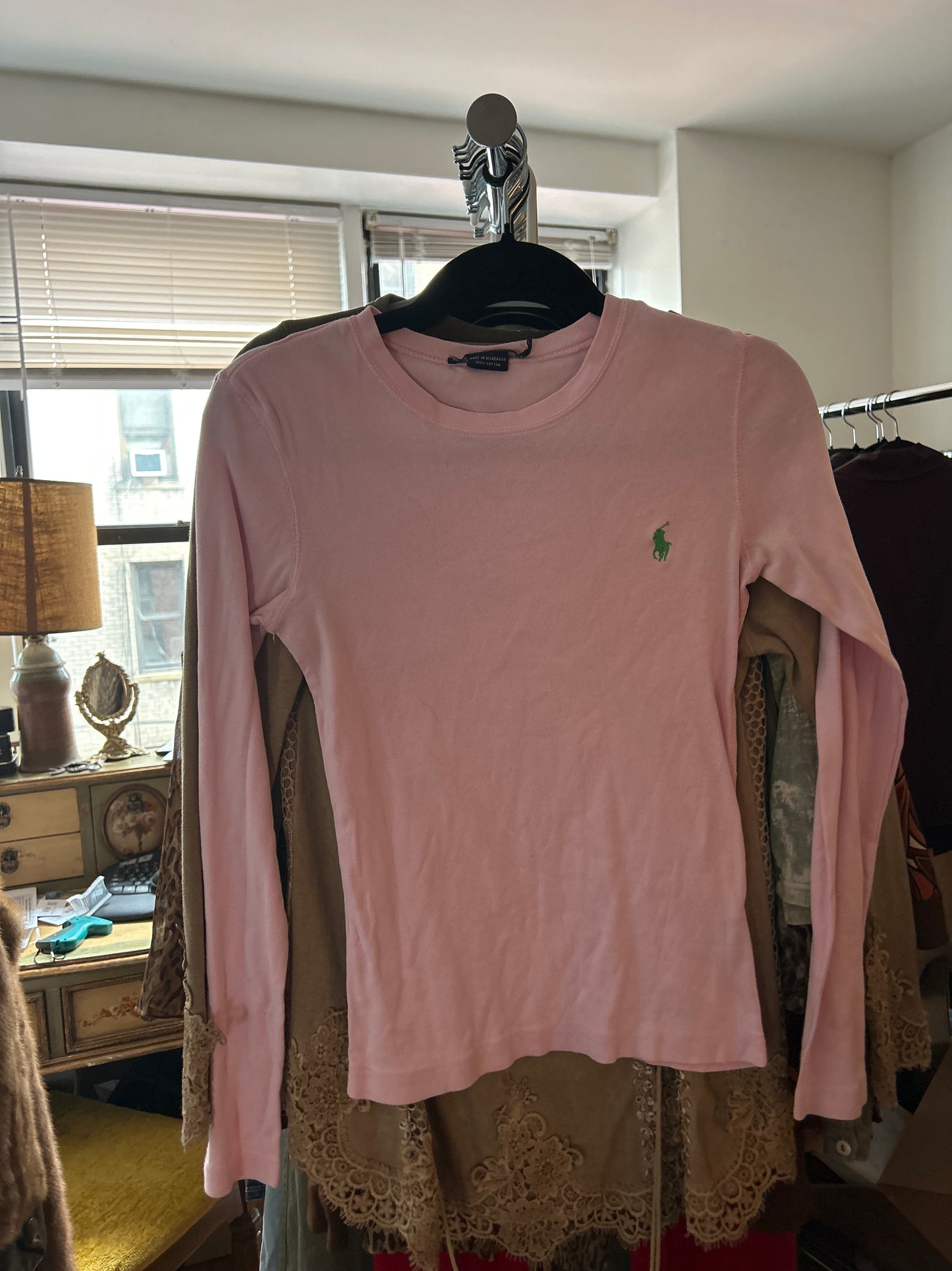 Ralph Lauren pink long sleeve