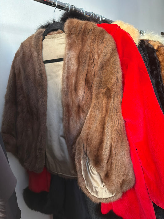 Squirrel cape/jacket 1940s JM 8B