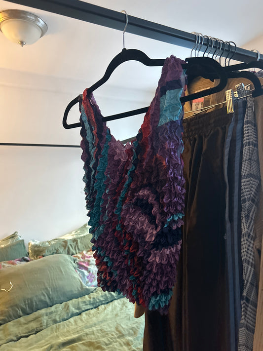 Scrunchy tank top