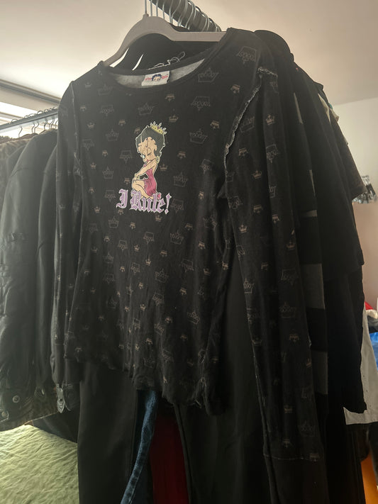 Betty boop I rule shirt