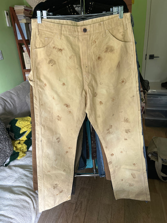Dickies paint splatter pants