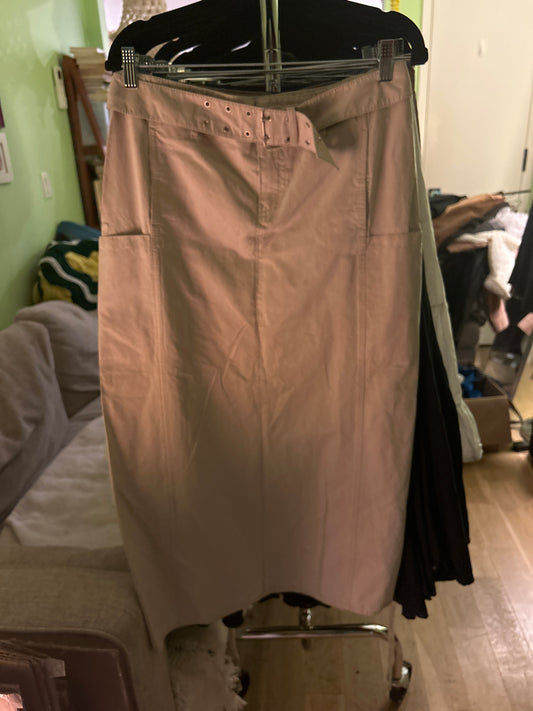 Off white long skirt