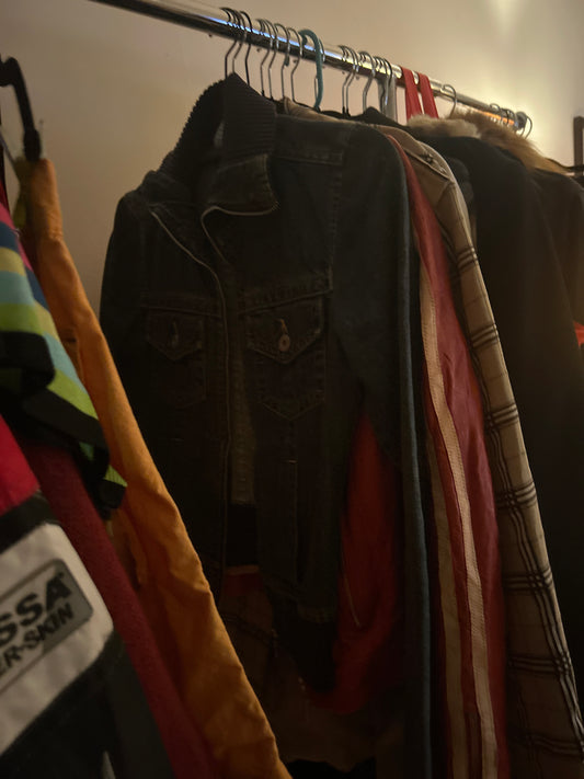 Denim zip jacket