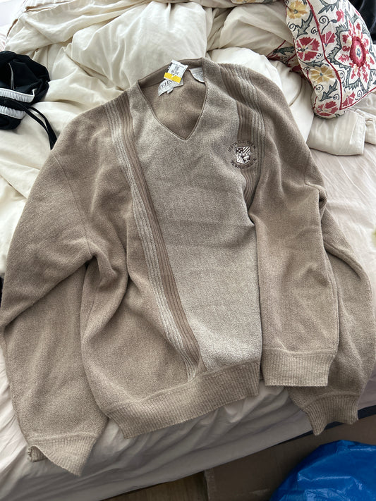 US Open sweater in oatmeal