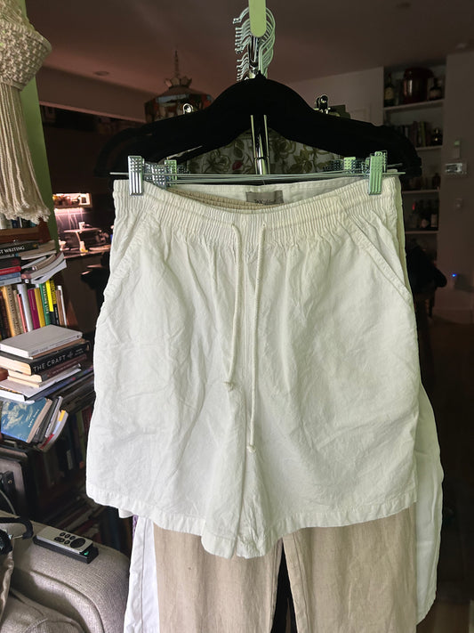 white Erika shorts
